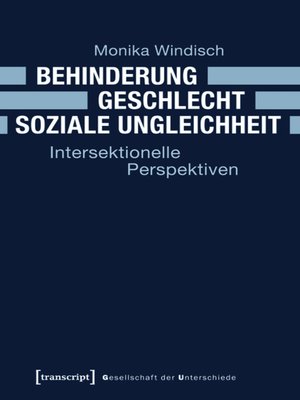 cover image of Behinderung--Geschlecht--Soziale Ungleichheit